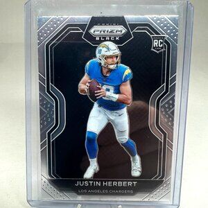 2020 Panini Chronicles Prizm Black 3 Justin Herbert Rookie #PB-3